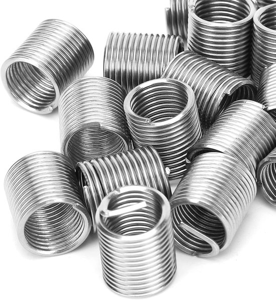 20 Stks Draad Draad Insert M12 X 1.5, 304 Rvs Schede Helicoil Type — afbeelding 5