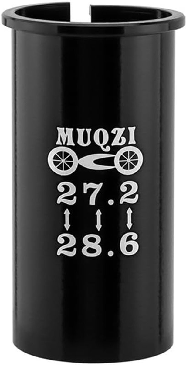 Zadelpen Adapter 27.2-28.6 - Aluminium - Lichtgewicht en duurzaam - Geschikt voor MTB en racefietsen - SnelShoppen