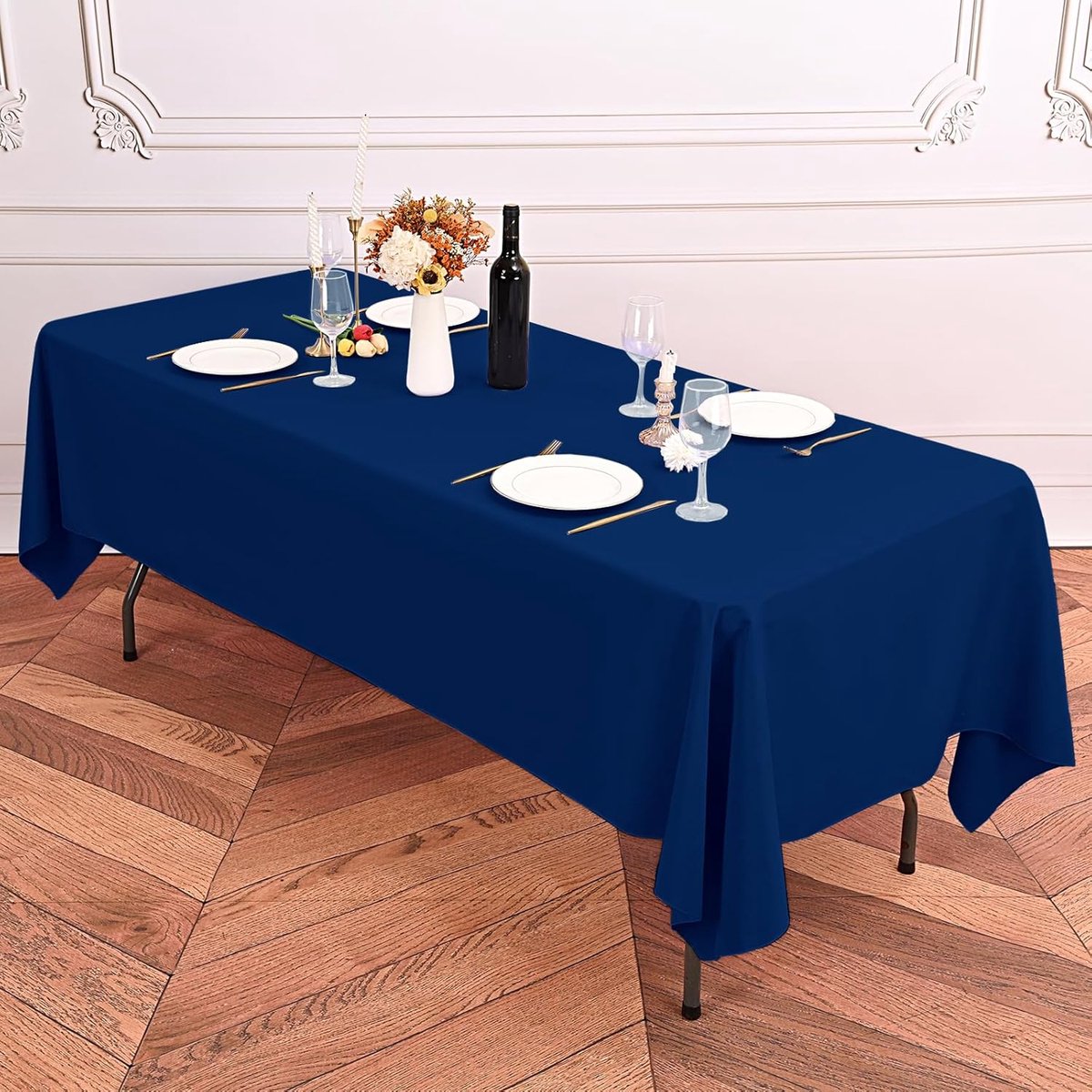 Tafelkleden, 60 x 102 inch voor 6ft rechthoekige tafeldoek wasbaar en