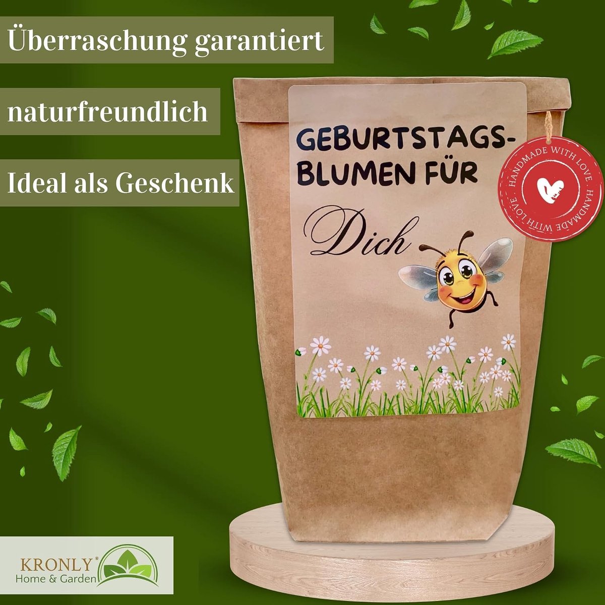 Bloemenplantenset, verrassingsgeschenkzakje, verjaardagscadeau voor vrouwen, bloemenzaden om zelf te planten