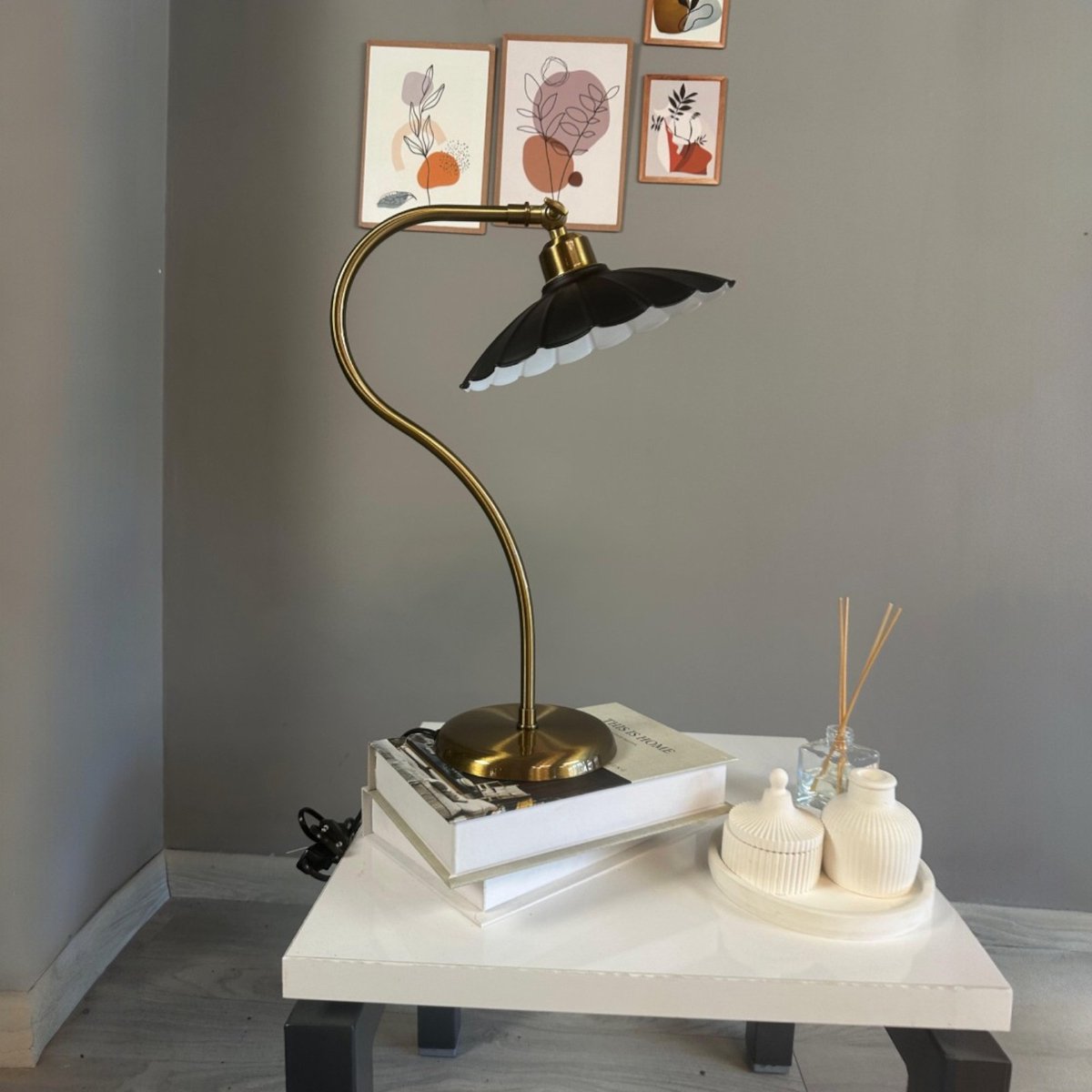 Bamyum hanglamp, industriële Modern stijl, Ø24 cm, zwart metalen lamp