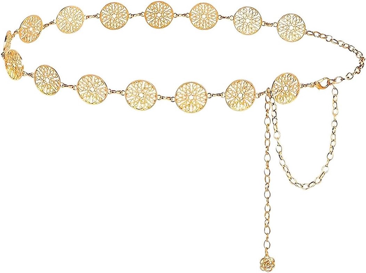 Taille Ketting, Opengewerkte Gesneden Ketting Riemen Voor Jurk