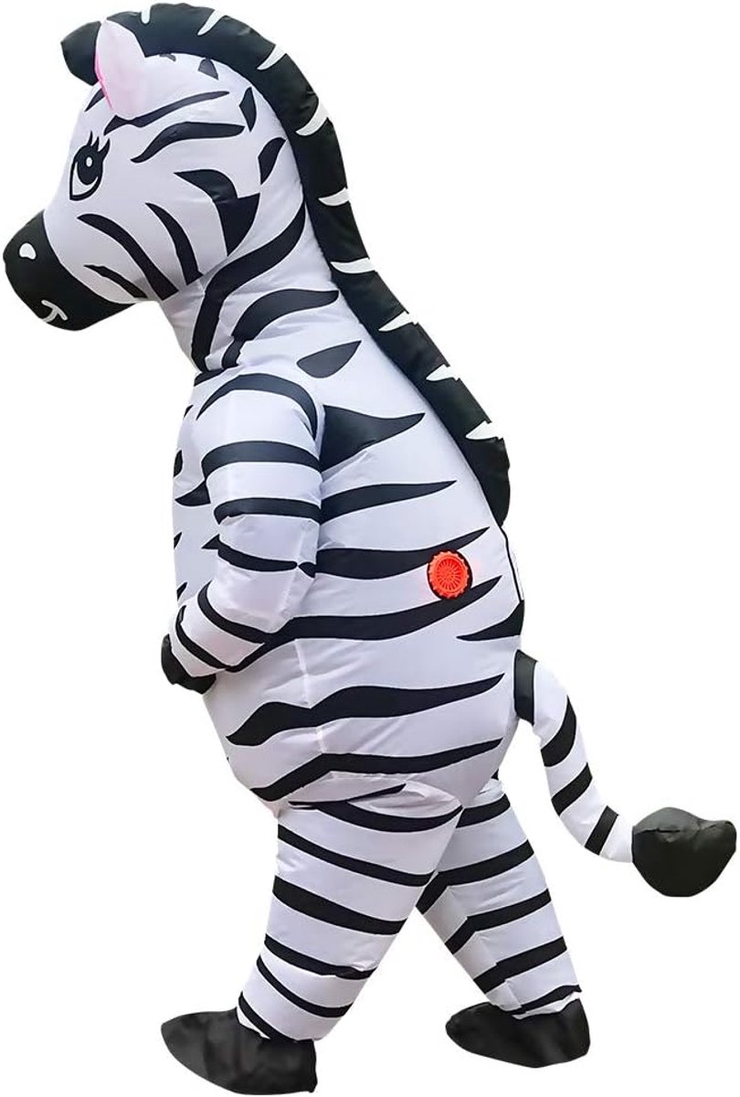 Opblaasbaar Zebra Kostuum Volwassen Zebra Feestkostuums Volwassenen