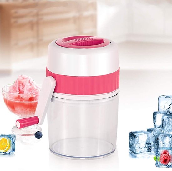 Handmatige IJscrusher - IJsmachine Sneeuwkegelmaker - Drankjes Maken - Zelfreinigend - Niet gespecificeerd - Wit — afbeelding 2