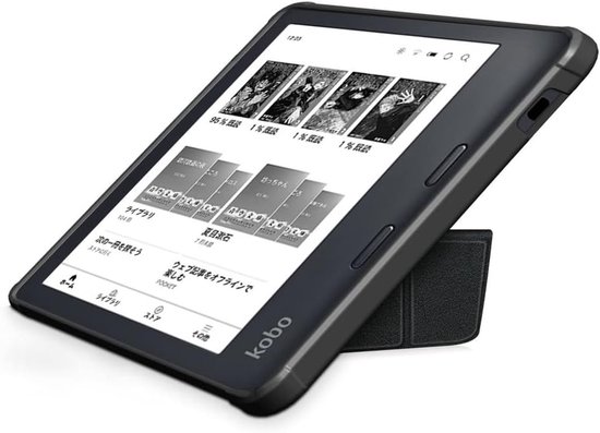 Hoesje voor Kobo Sage - E-reader Cover - Bescherming E-reader - Dun en Lichtgewicht - N.v.t. - Zwart — afbeelding 5
