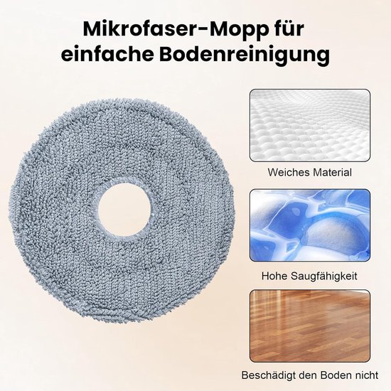 Pads, vervangende mopdoeken accessoires voor Roborock Qv — afbeelding 3