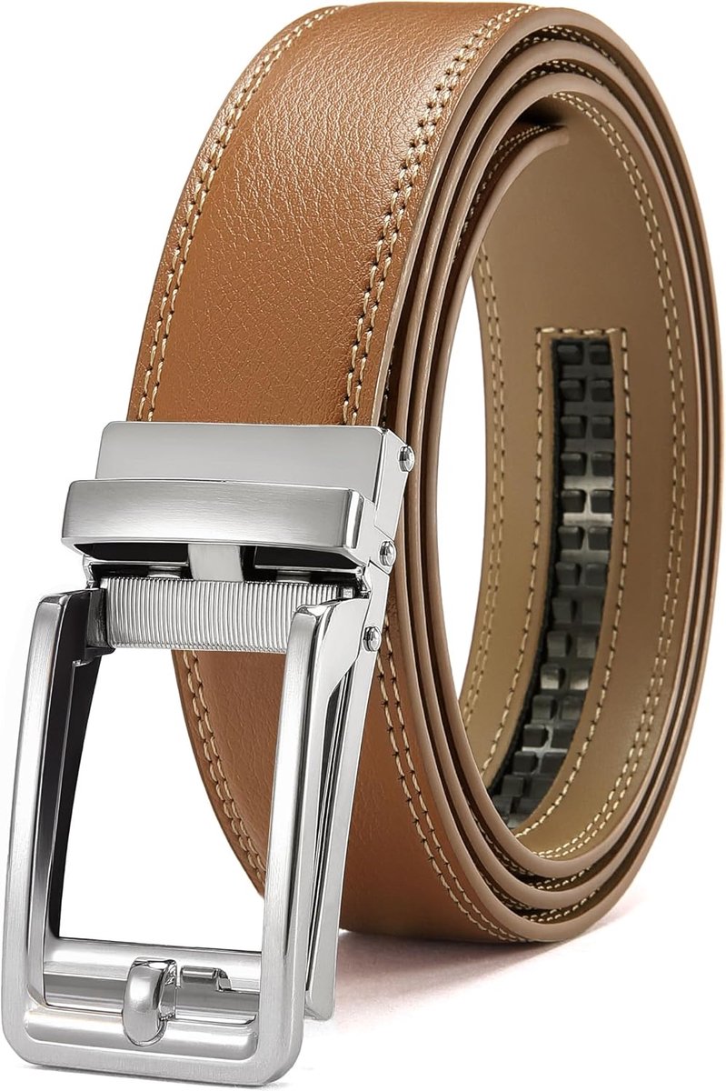 Lederen Herenriem – Automatische Herenriem Leer 35mm voor Pak en