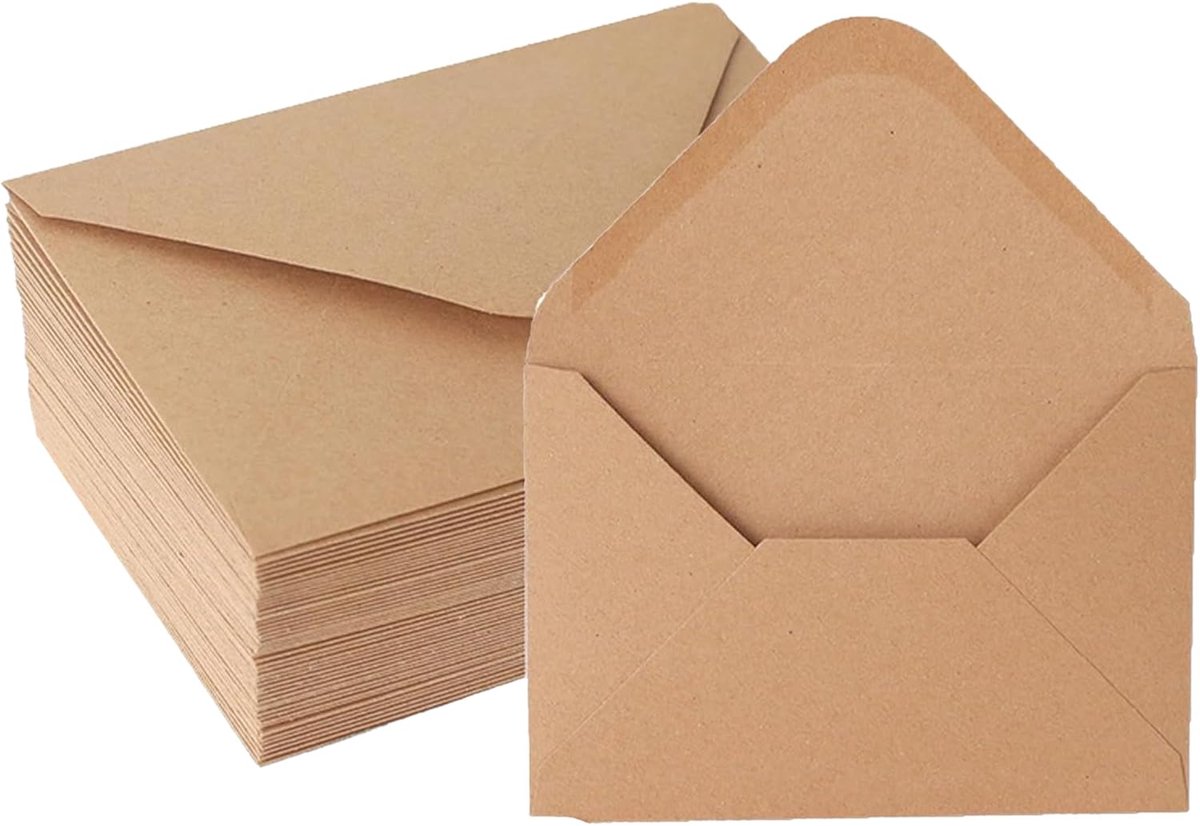 Zelfsluitende enveloppen, 60 stuks, B6, 175 x 125 mm