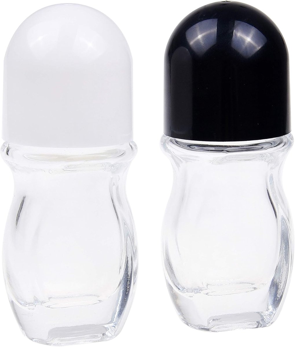 2-Pack Deodorant Glazen Roller - Lege Rollerball Flesje voor Oliën