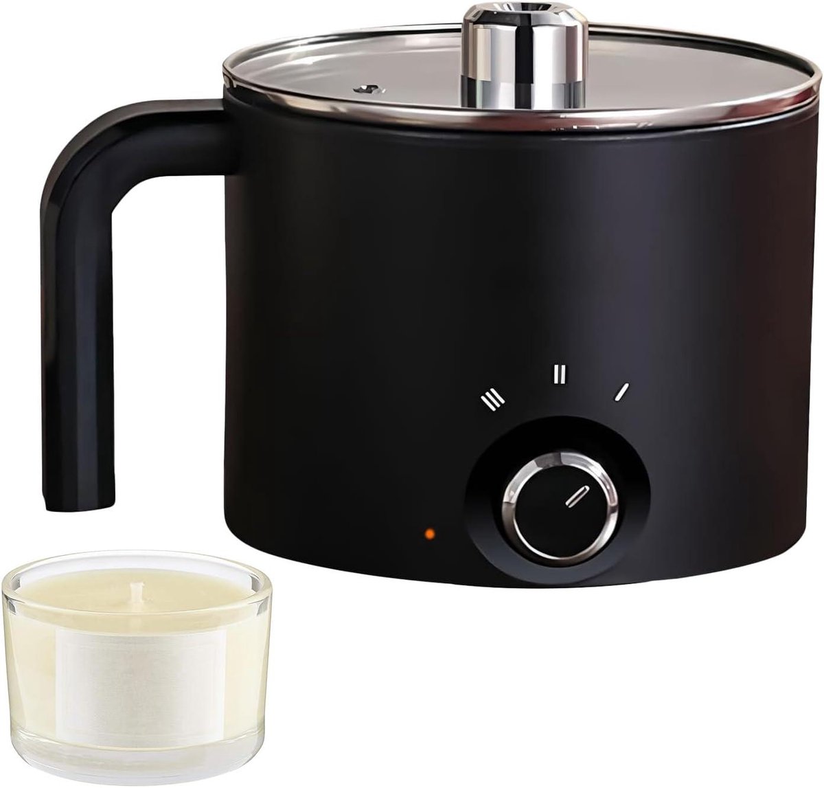 Smeltpot Kaarsenwas - Wax Smelter - Kaarsen Maken - Antiaanbaklaag - 15 Liter - Zwart