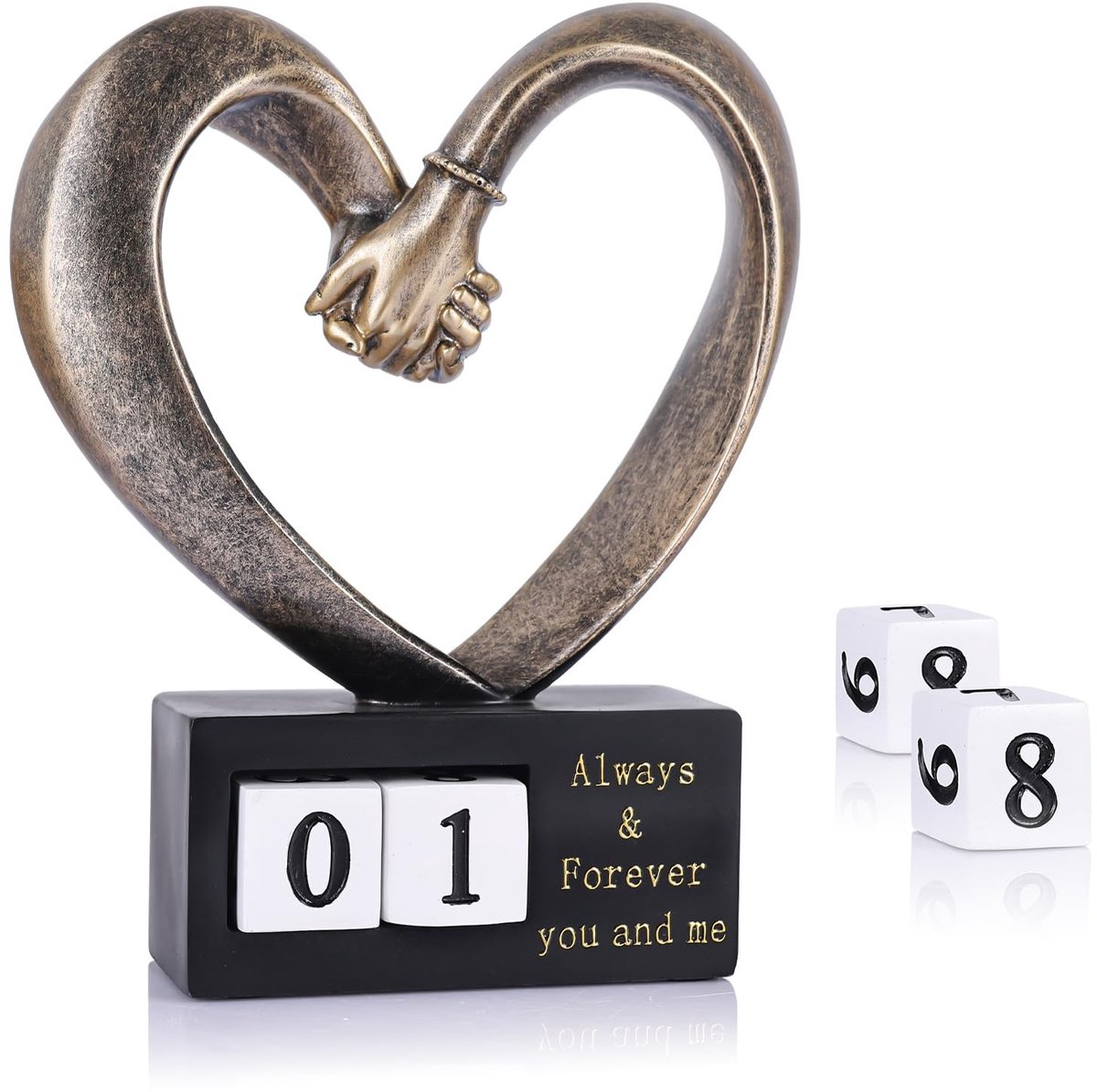 Omgoods - Hand Sculptuur Kit voor 2 Handen - Hartvormige Decoratie voor Verjaardagen en Jubilea