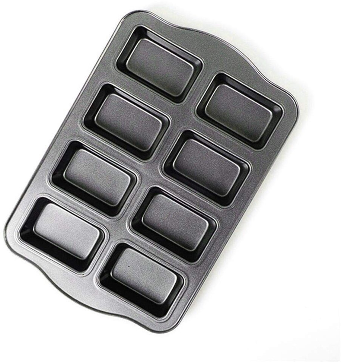 Omgoods - Non-stick Mini Broodpan - 8 Cavity Carbon Staal Bakvorm