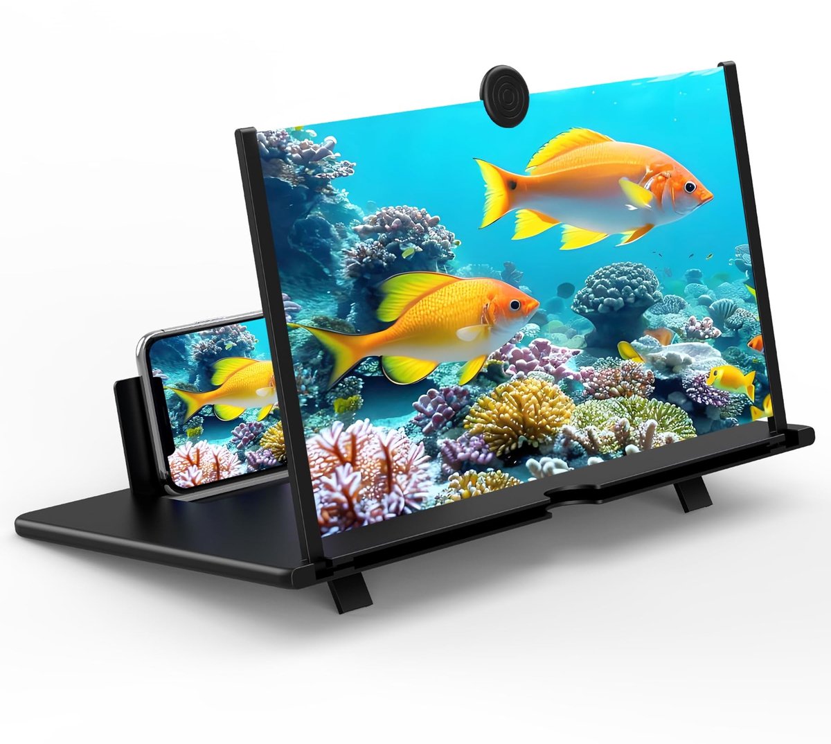 Omgoods - 12 Inch Scherm Vergrootglas voor Mobiele Telefoon - 3D HD Projector Schermvergroter