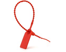 Omgoods - 100 Stuks Tamper Seal Plastic Veiligheidslabels