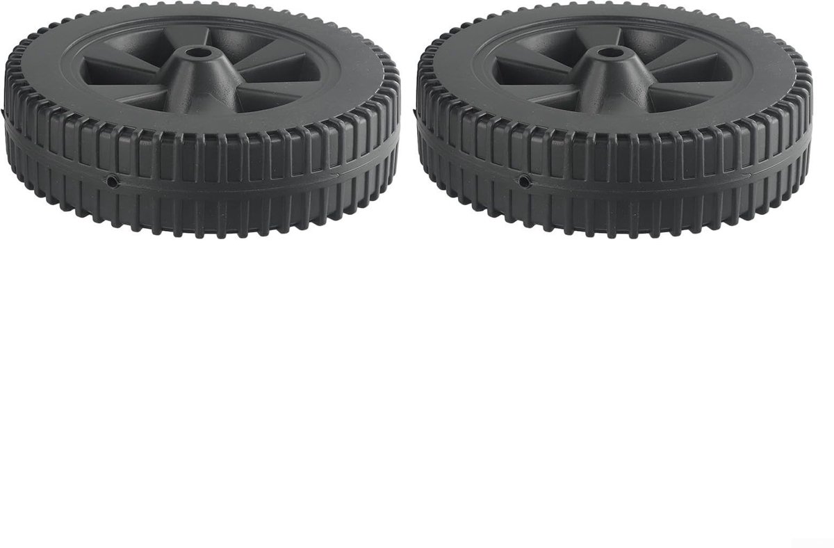 Omgoods - 2 Stuks 7 Inch Grillwielen - Vervangonderdelen voor Grill