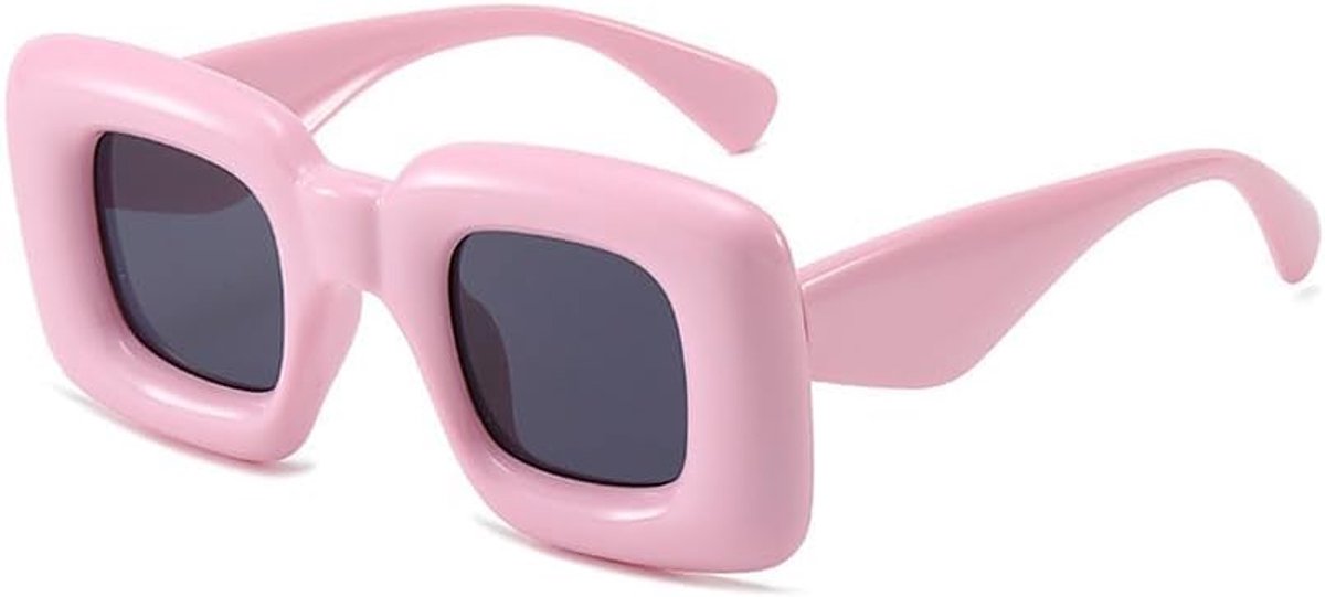 Zonnebril Vrouwen Leuke Vierkante Zonnebril Trendy Vierkante Zonnebril Mode Retro Y2k Bril Met Uv400 Bescherming