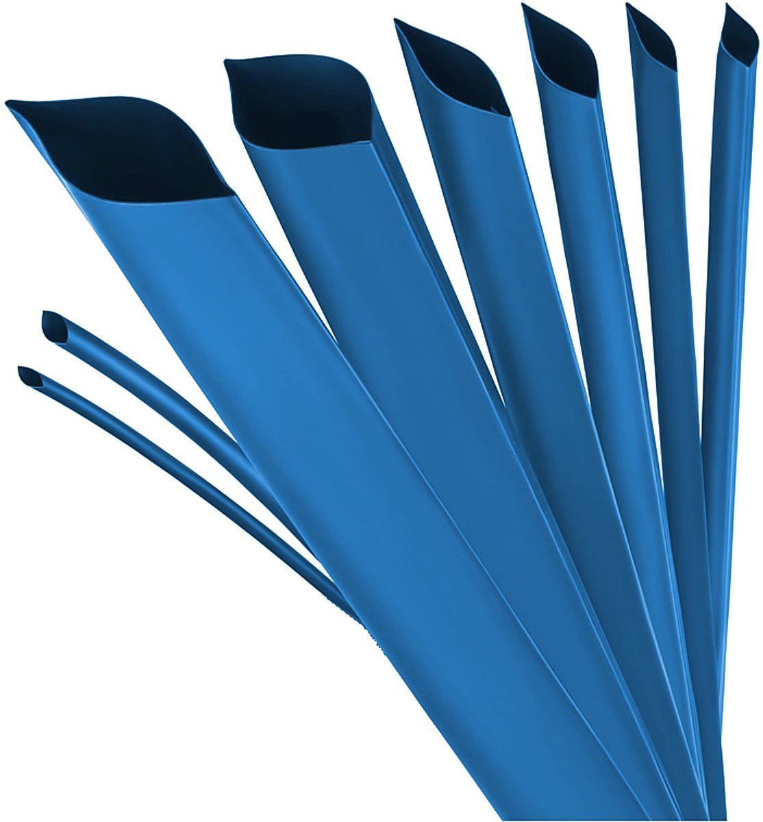 Omgoods - Krimpkous Blauw met Lijm Ø 76 mm 1 m UV-bestendig