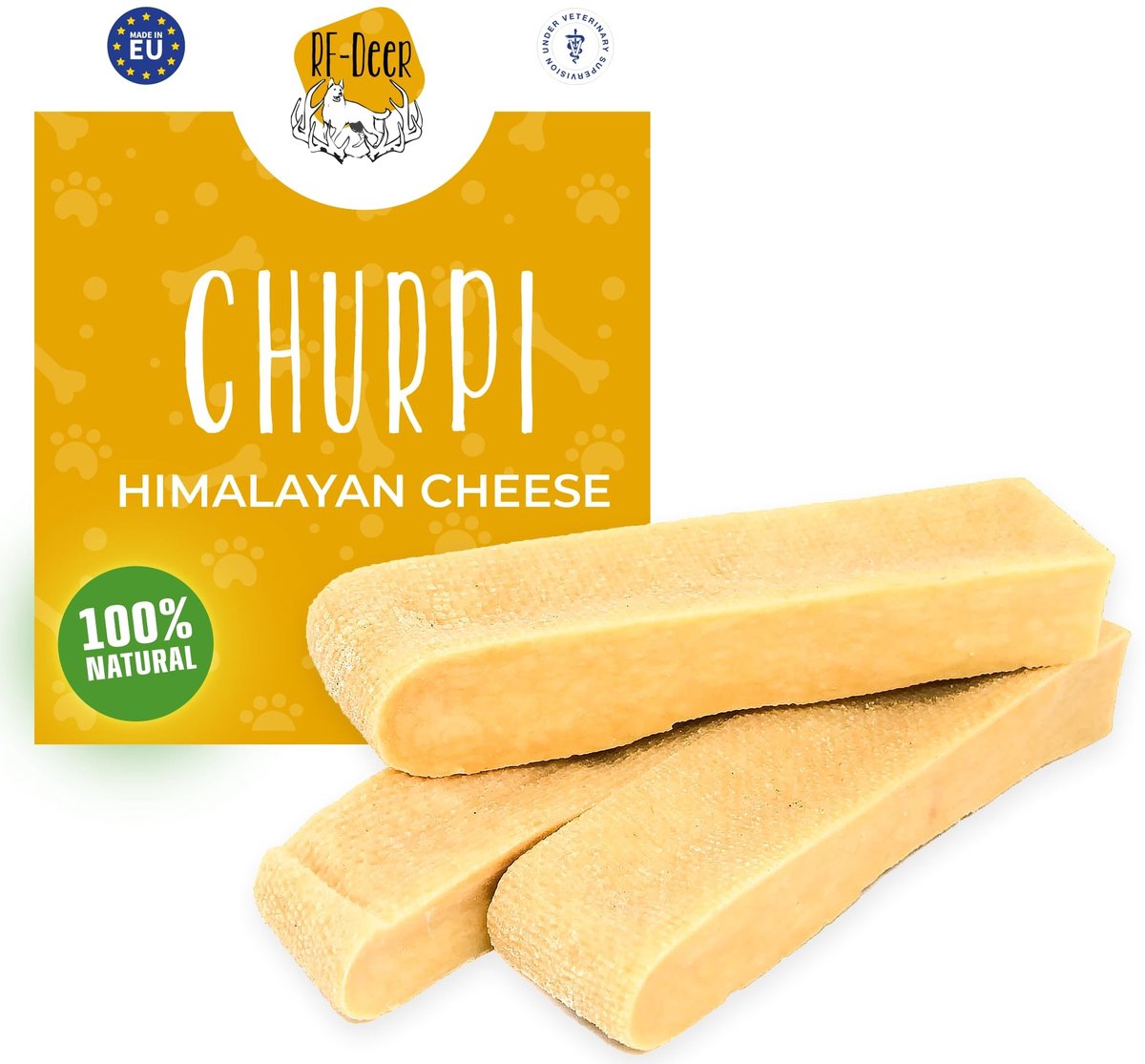 Omgoods - Himalaya Yak Chews voor honden - 5-pack XL kauwbotten voor tandverzorging
