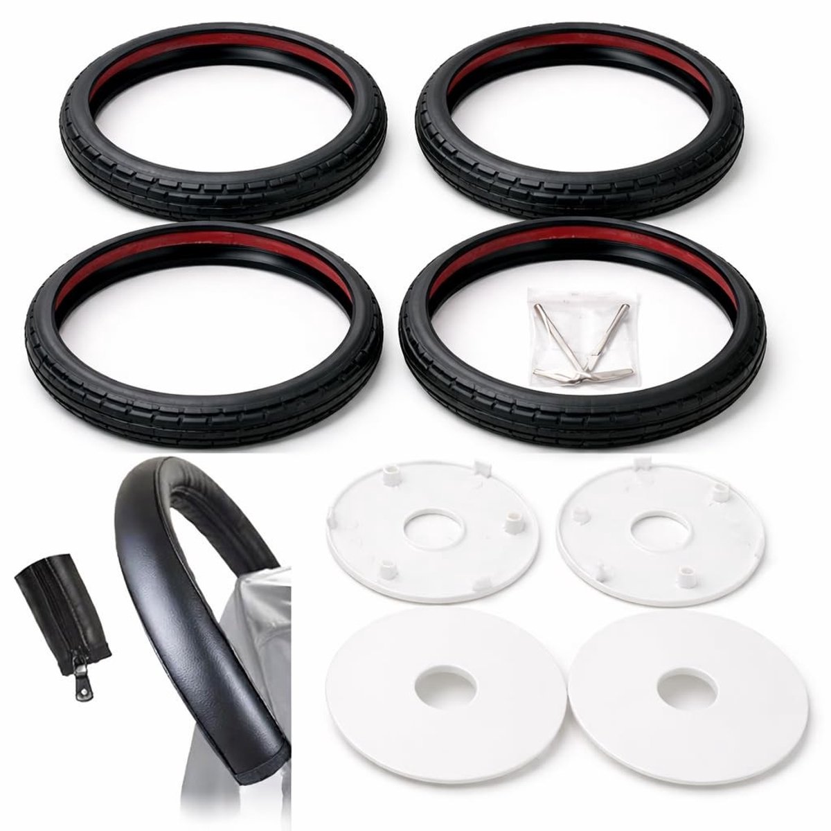 Omgoods - Set van 3 Comfort- en Esthetiek Accessoires voor Kinderwagen