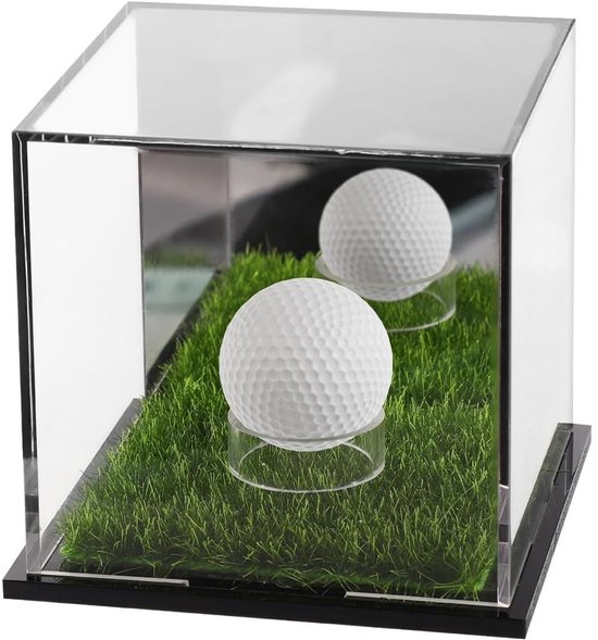 Omgoods - Enkel Golfbal Display - Acryl Houder voor Herinneringen — afbeelding 4