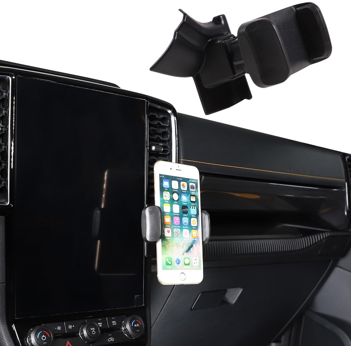 Omgoods - Auto Telefoonhouder voor Ford Ranger 2023-2024 - Voor Smartphones en Navigatie