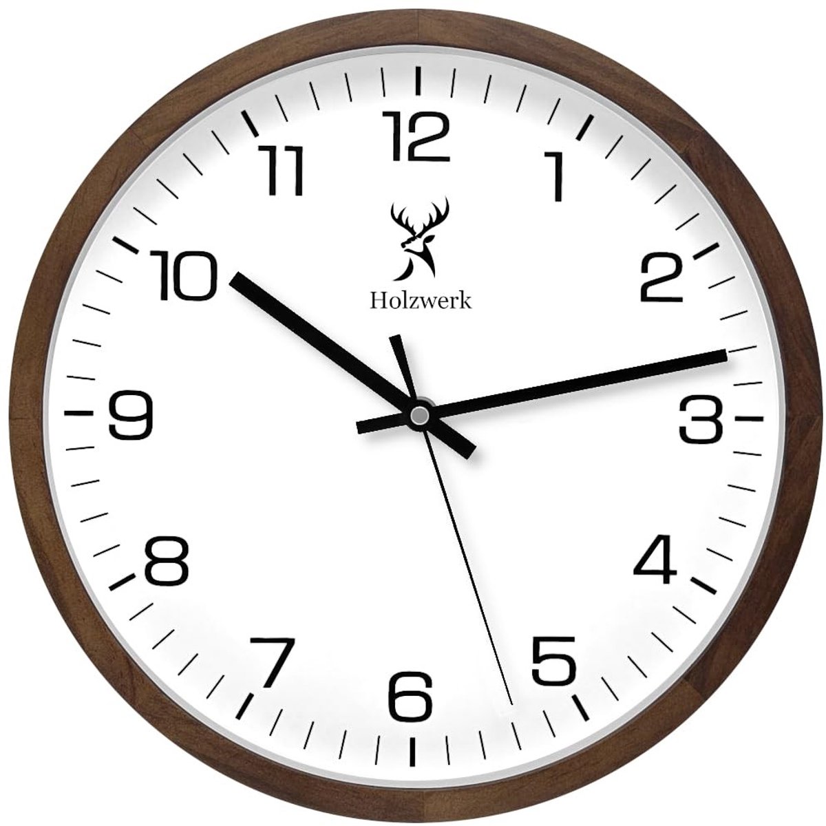 Omgoods - Wandklok van Natuurlijk Hout - Vintage Stijl