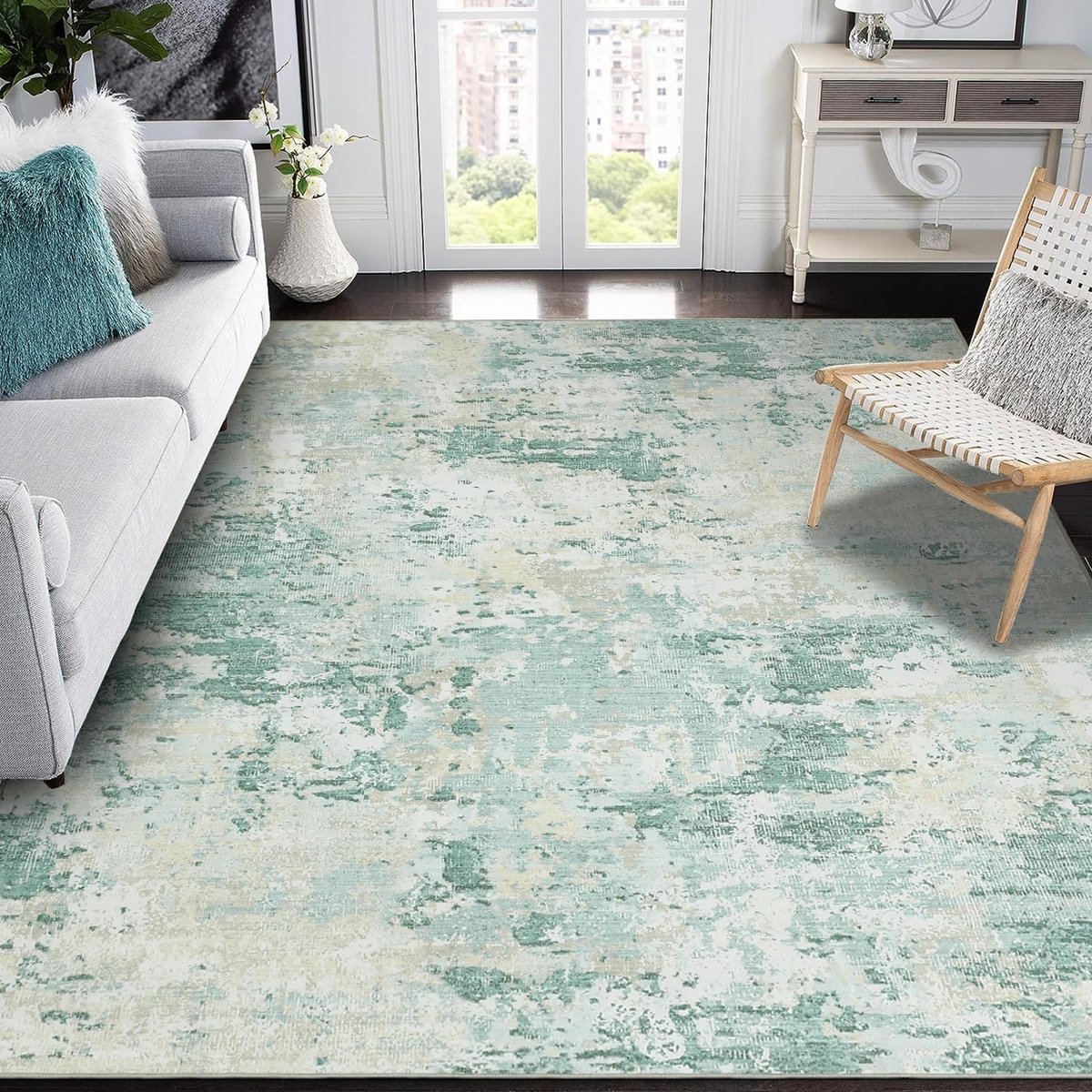 Omgoods - Modern Abstract Vloerkleed 120 x 170 cm - Wasbaar en Antislip