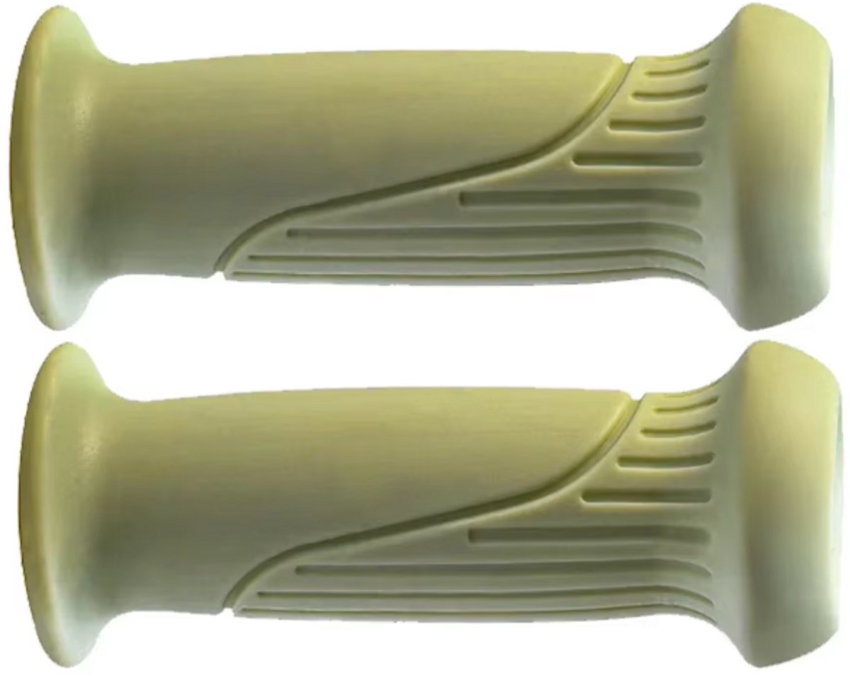 Rieba® Handvatten Kinderfiets 90mm - Fiets - Step - Binnen diameter 22mm - Kinderen - Rubber - Antislip - Groen