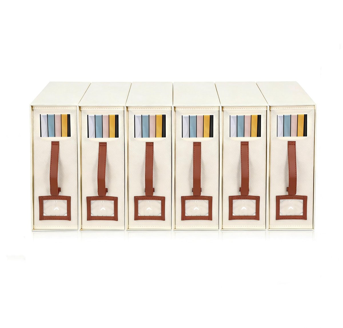 Omgoods - Wasbox voor Beddengoed - 6-delige Lakenorganizer Beige
