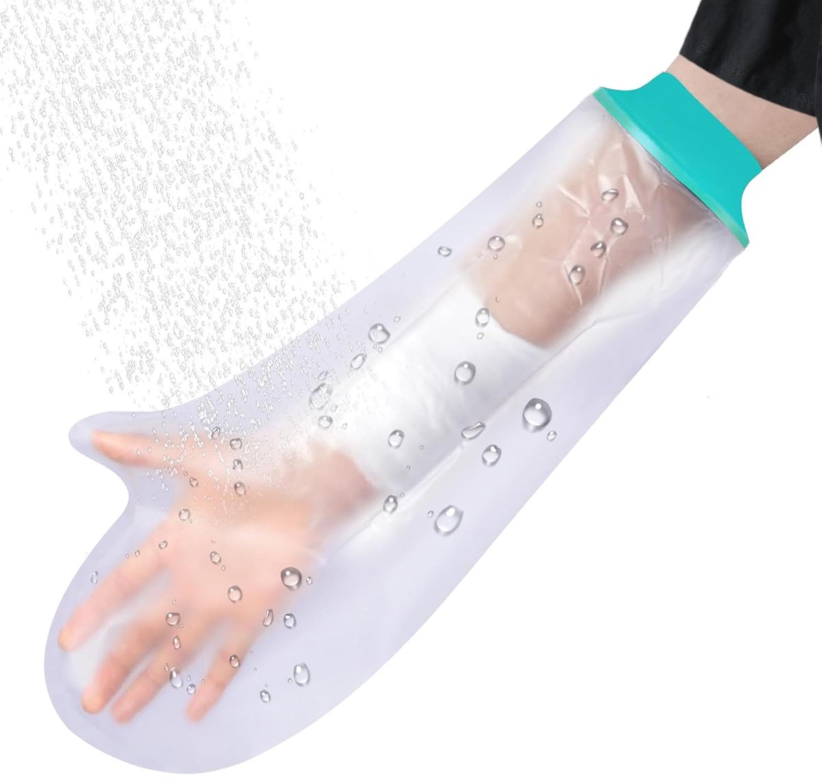 Gipsbescherming voor de handen, waterdicht, handbescherming voor douche, zwembadbescherming, zacht en comfortabel, herbruikbare gipszak