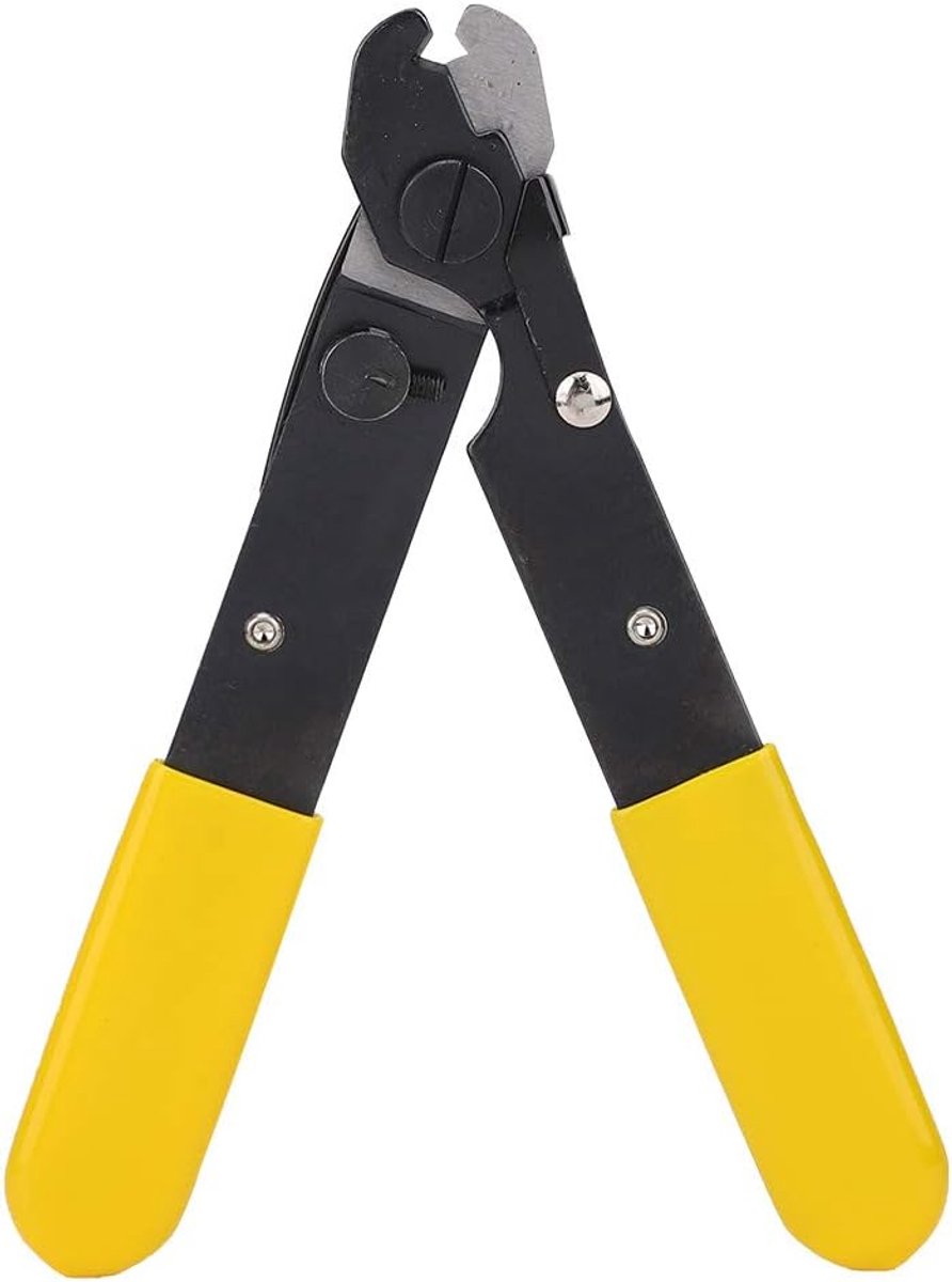 Glasvezel Stripper, Draad Stripper Hoogwaardige Optische Vezelkabel Stripping Tang Snijder Handgereedschap voor Vezelstrippen