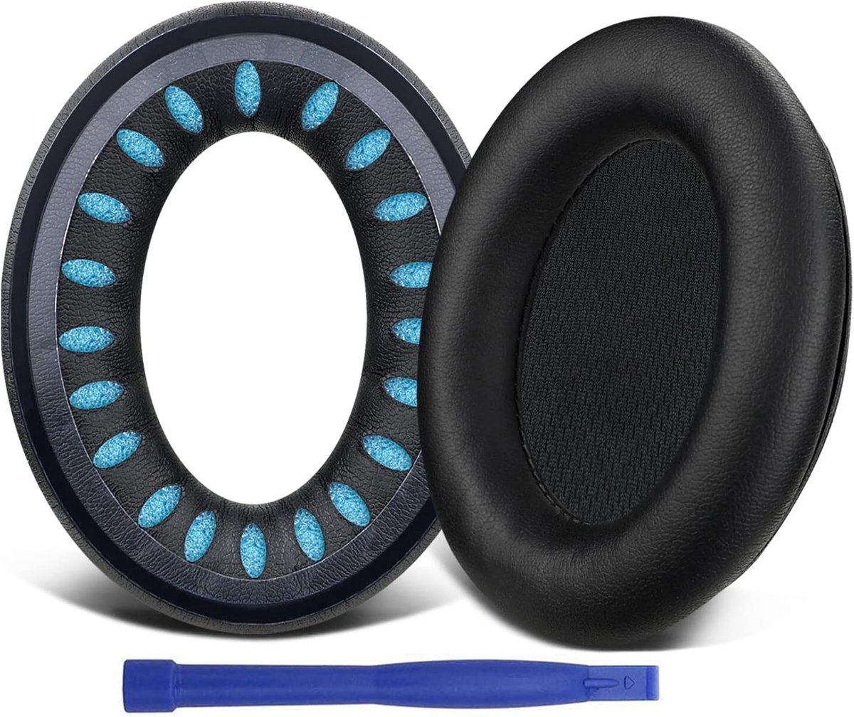 Earpads Cushions van Kunstleer Vervangingsset voor Bose Triport 1 (TP-1), Triport 1A (TP-1A), Around-Ear 1 (AE1) Hoofdtelefoons, Oorkussens met Geluidsisolerende Schuim, Verhoogde Dikte