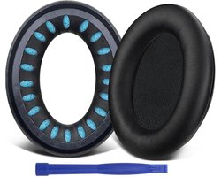 Earpads Cushions van Kunstleer Vervangingsset voor Bose Triport 1 (TP-1), Triport 1A (TP-1A), Around-Ear 1 (AE1) Hoofdtelefoons, Oorkussens met Geluidsisolerende Schuim, Verhoogde Dikte