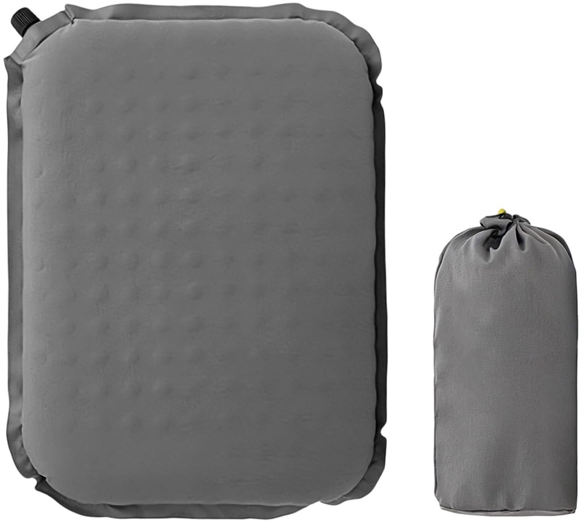 Omgoods - Vouwbare Inflatable Outdoor Zitkussen - Ultralicht en Zelfopblazend voor Kamperen