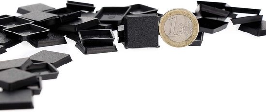 100pcs 20mm* 20mm Plastic Vierkante Model Basis voor Tafelspelen MB1020 Oorlogs Spellen — afbeelding 3