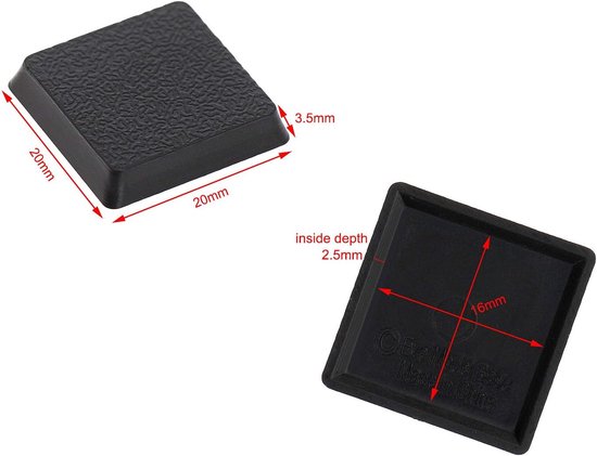 100pcs 20mm* 20mm Plastic Vierkante Model Basis voor Tafelspelen MB1020 Oorlogs Spellen — afbeelding 2