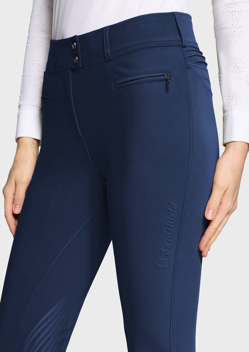 Samshield Clara Air Knie Grip Rijbroek Dames L Sapphire