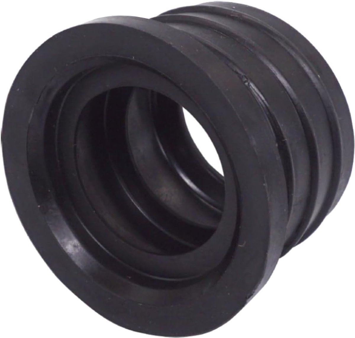 Rubberen manchet, zwart, 40 x 32 mm, voor afwatering, connectoren en buisadapter, rubberen verloopstuk