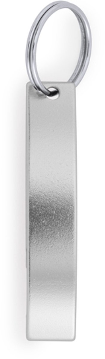 50 pack Sleutelhanger opener van aluminium Zilver