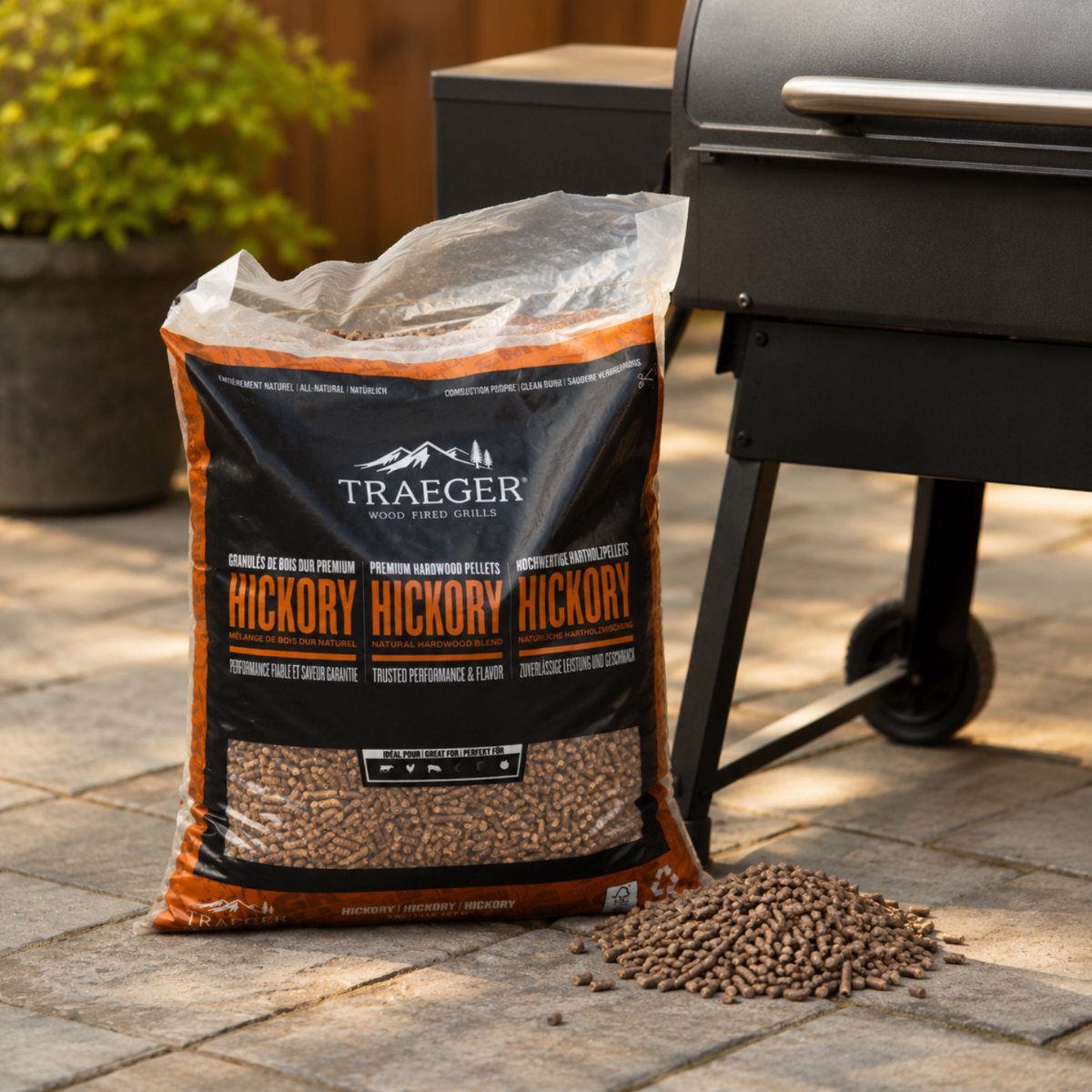 Traeger Fsc - Pellets Hickory 9 kg sac