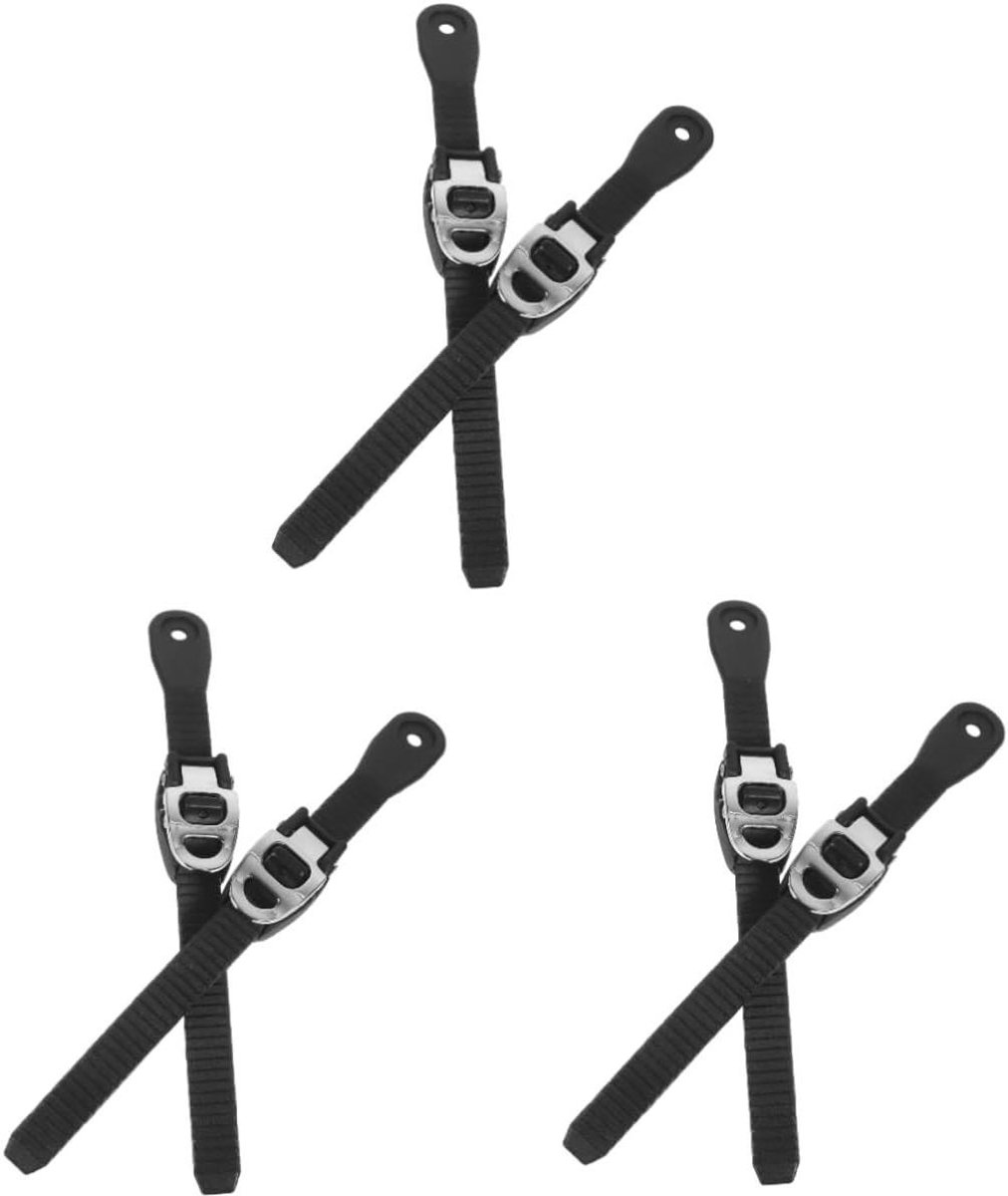 Roller Skate Buckles - Skate Straps - Schoenen Vastzetten - Vervangbare Gespen - 21 cm - Zwart