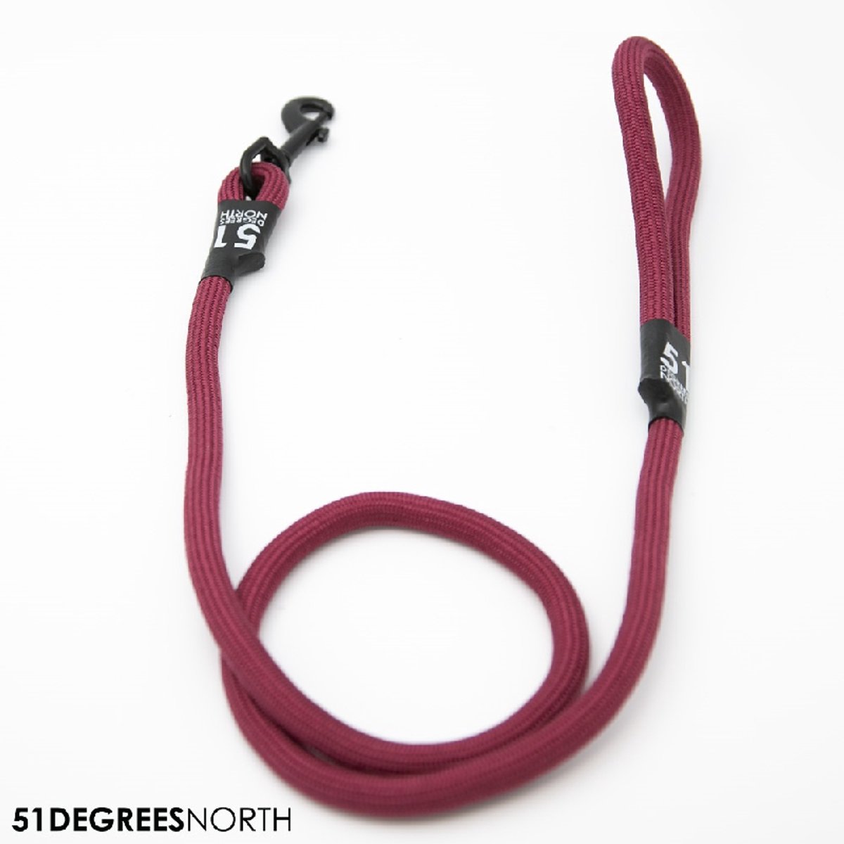 Wanderful looplijn rond burgundy 180x20mm