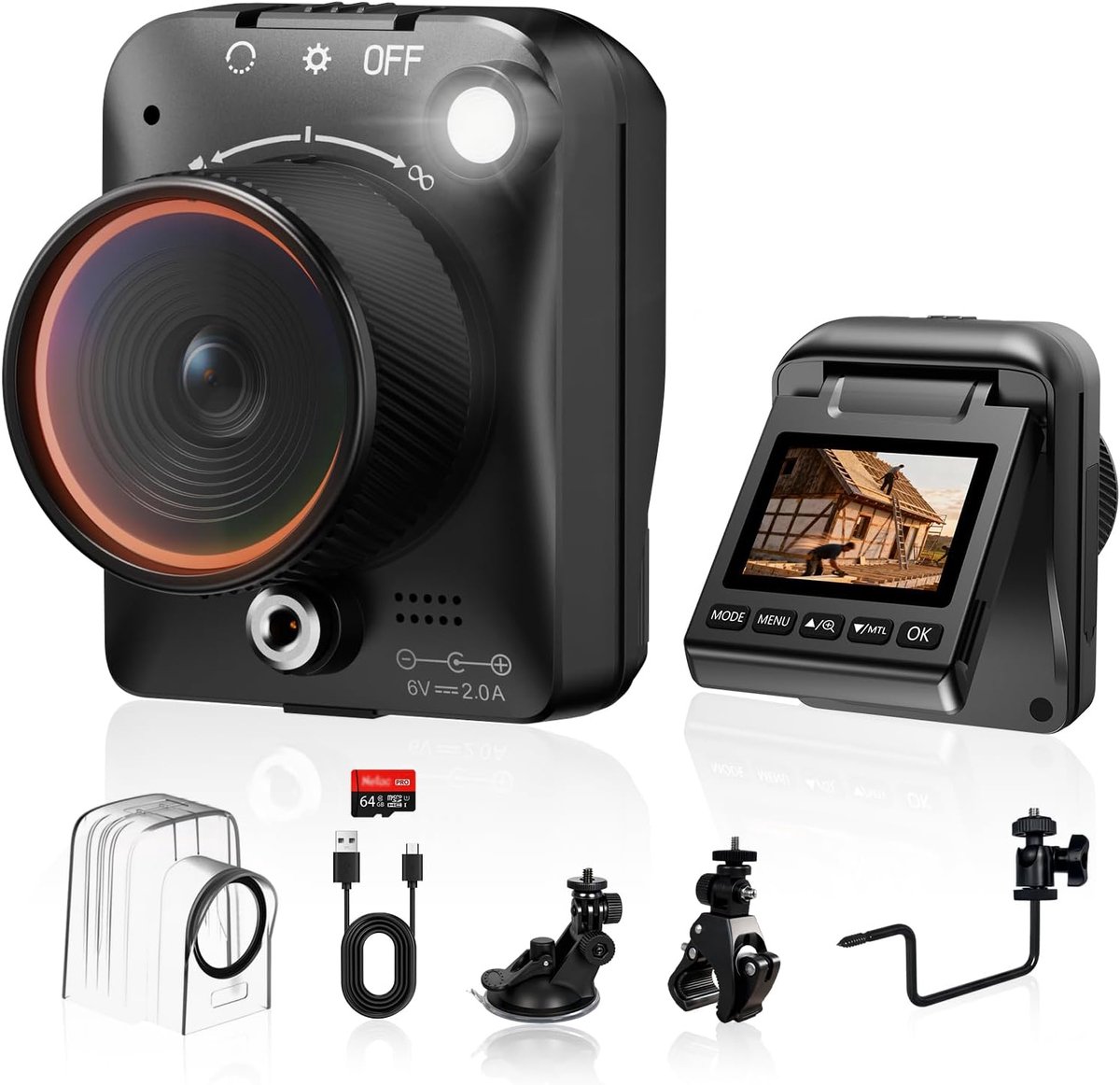 Time Lapse Camera 1296P 48MP - 6x digitale zoom - 180 dagen opname - ideaal voor bouwplaatsen en tuinieren - ShopVlot