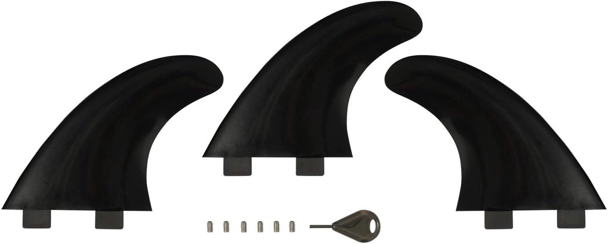 Fins FCS Fins 9 "Center SUP Paddle Board Vinnen Foam Surfboard Accessoires softboard Fin met Fin sleutel en Schroeven