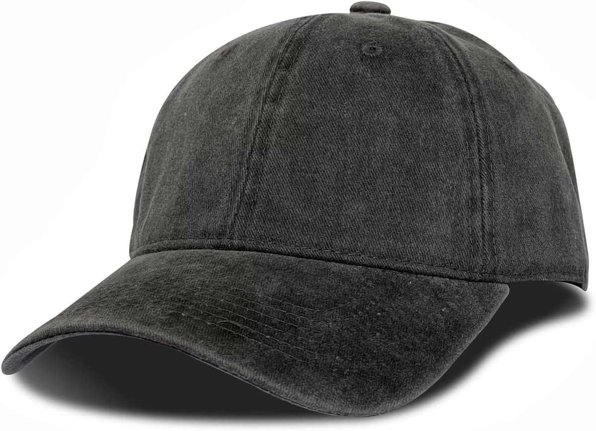 Baseballcap voor heren en dames, vintage baseballpet, katoenen