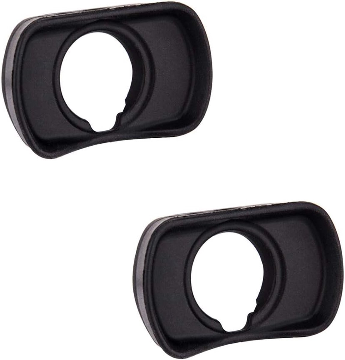 Zachte Siliconen Oogschelp Oculair voor Fujifilm X-T4 X-T3 X-T2 X-T1 X-H1 GFX100S GFX100 GFX50S Vervangt Fuji EC-XT L, EC-GFX, EC-XT M, EC-XT S en EC-XH W (2 Stuks per Pakket)