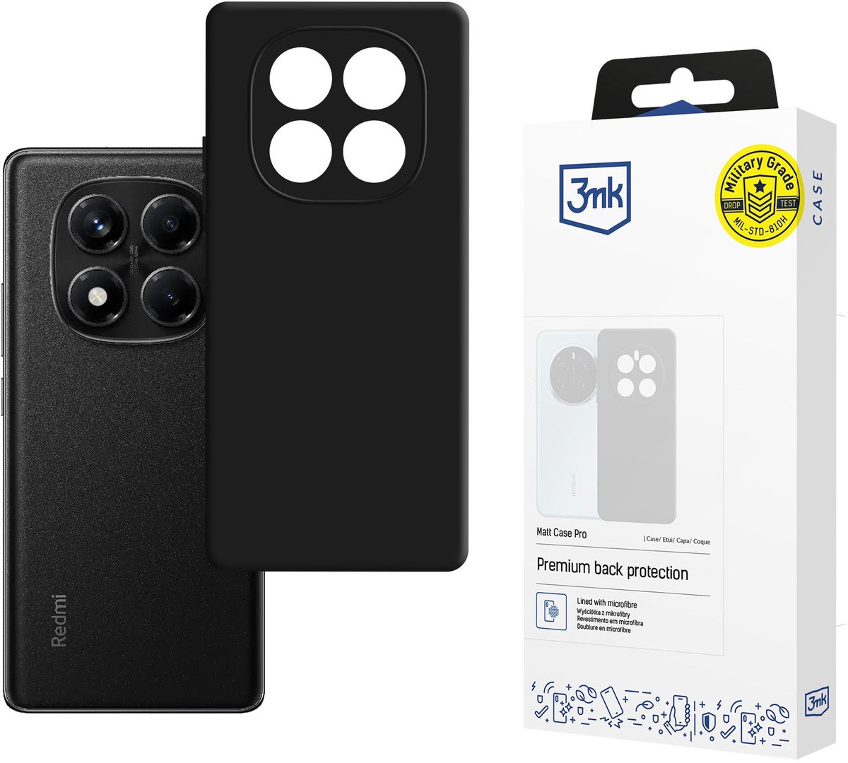 Redmi Note 14 Pro 4G - 3mk Matt Case Pro