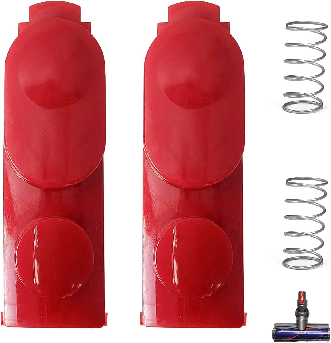 2 stuks schakelaars accessoires voor dyson stofzuiger, vaste knop knop Reparatie vervangstukken voor Dyson stofzuiger, schakelaar accessoires voor Dyson V6 V7 V8 V10 V11 V15 (2)