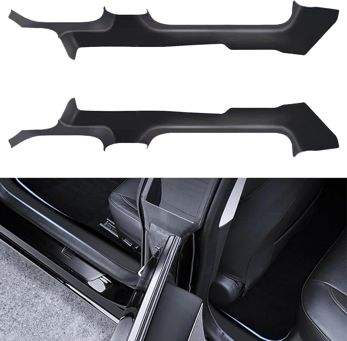 2 Stks Achterdorpel Protector Voor Tesla Model 3 Highland 2024
