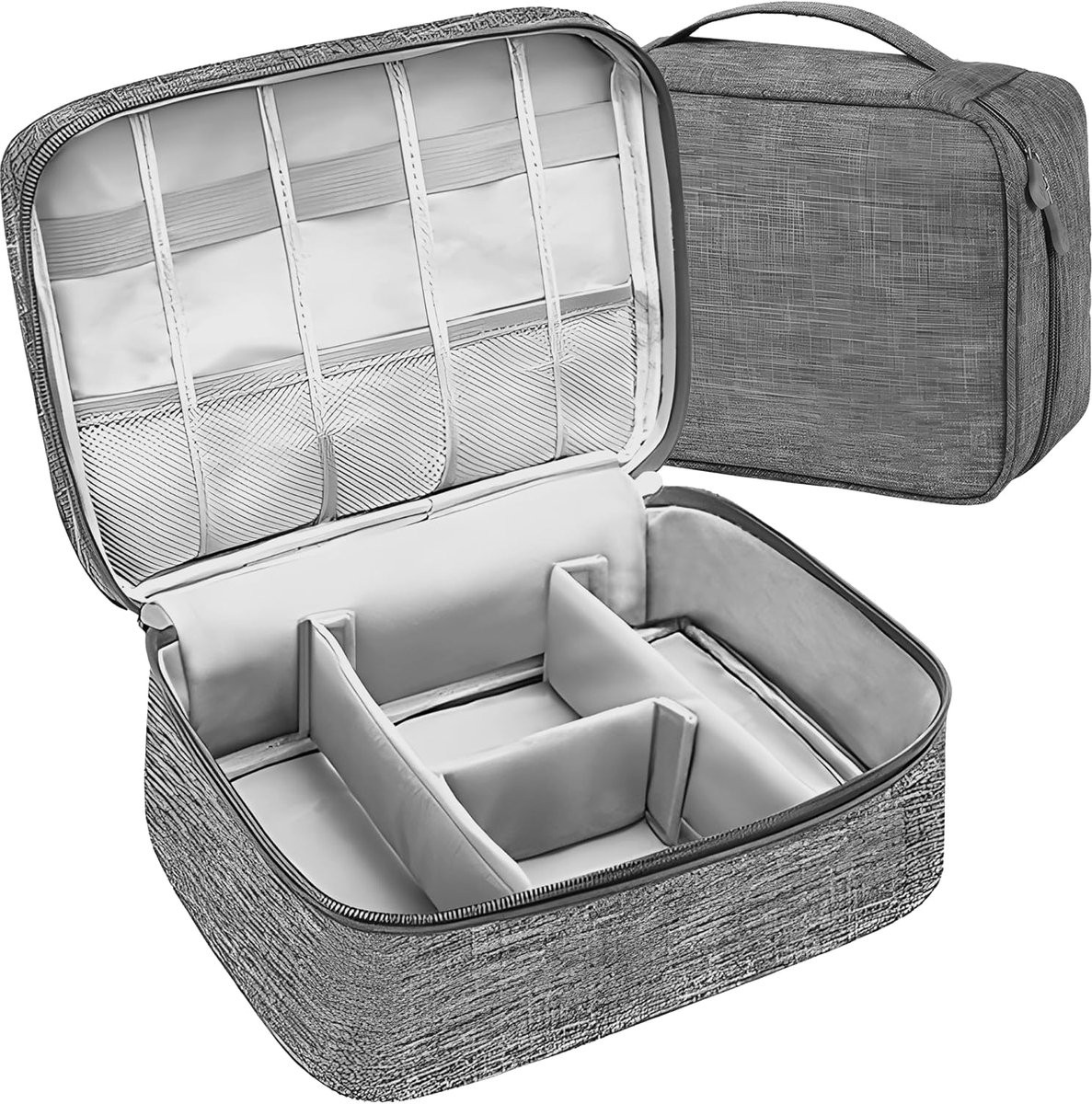 Elektronica kabelorganizer tas, kabeltas, kabelorganizer voor oplaadkabel en reisbenodigdheden, universele vakantie reisaccessoires, elektronische reiskoffer mobiele telefoon